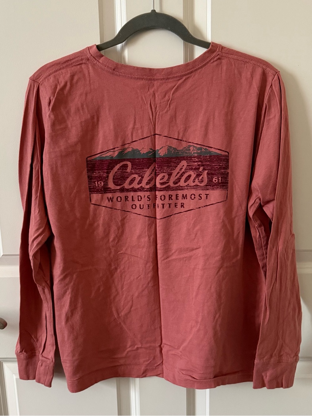 Cabela's Women’s Long Sleeve Logo Tee - Dusty Rose
